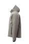 Preview: Wattierte Softshelljacke GALE PAD in rauchgrau